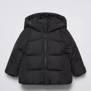Zara Kids Black Puffer Coat